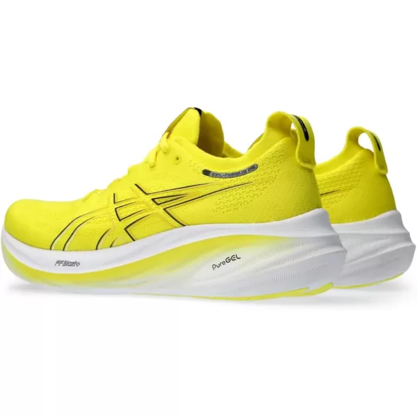 imageASICS Mens GelNimbus 26 Running ShoeBright YellowBlack