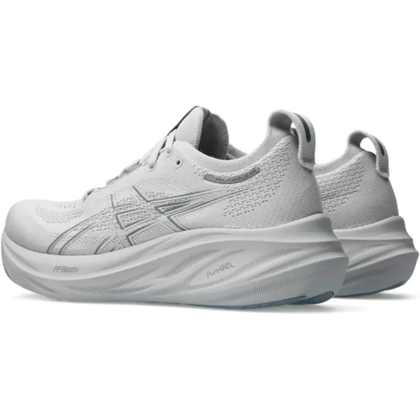 imageASICS Mens GelNimbus 26 Running ShoeConcretePure Silver