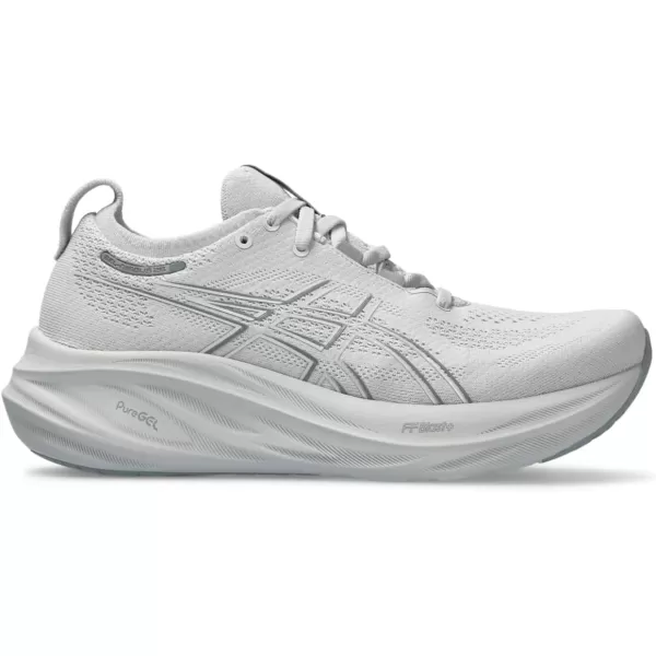 imageASICS Mens GelNimbus 26 Running ShoeConcretePure Silver