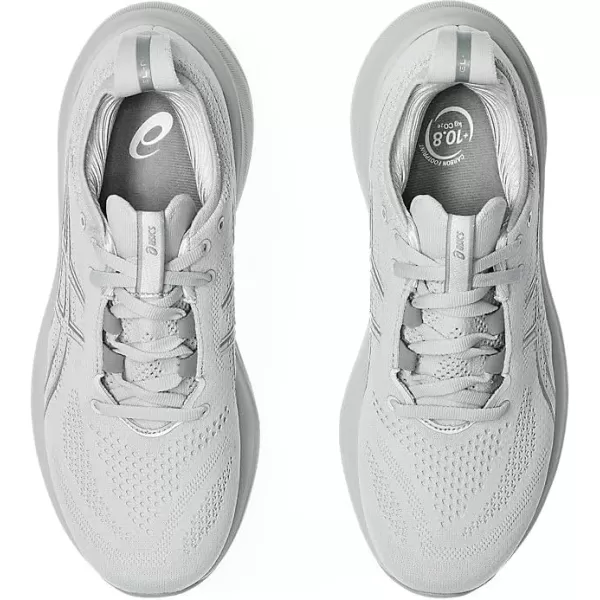 imageASICS Mens GelNimbus 26 Running ShoeConcretePure Silver