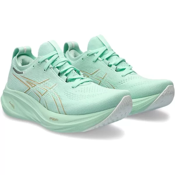 imageASICS Mens GelNimbus 26 Running ShoeMint Tint Pale Mint