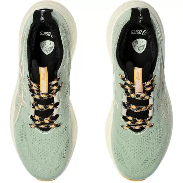 imageASICS Mens GelNimbus 26 Running ShoeNature BathingFellow Yellow