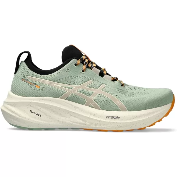 imageASICS Mens GelNimbus 26 Running ShoeNature BathingFellow Yellow