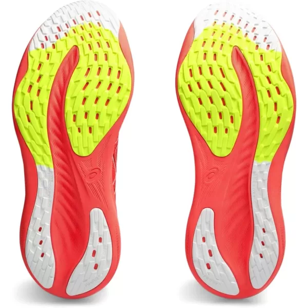 imageASICS Mens GelNimbus 26 Running ShoeSunrise RedBlack