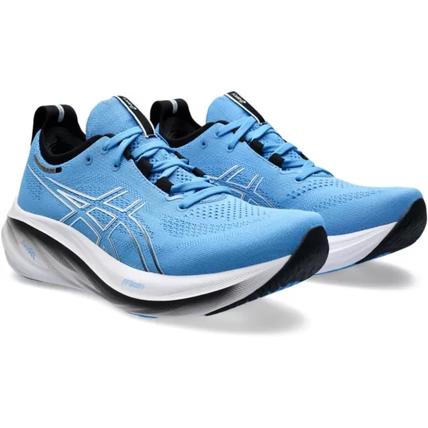 imageASICS Mens GelNimbus 26 Running ShoeWaterscapeBlack