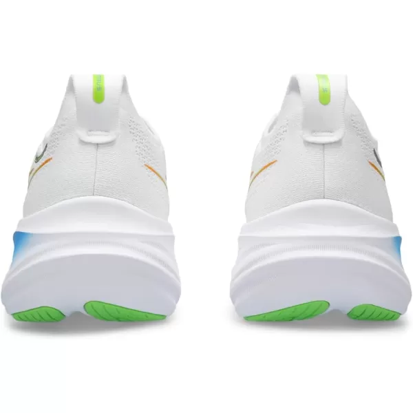 imageASICS Mens GelNimbus 26 Running ShoeWhiteWaterscape