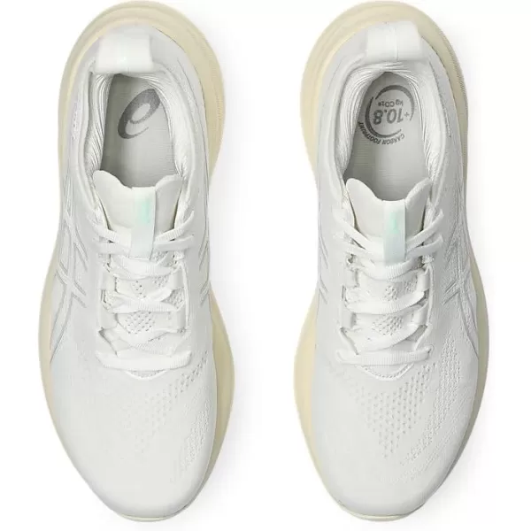 imageASICS Mens GelNimbus 26 Running ShoeWhiteWhite