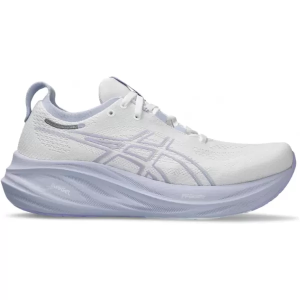 imageASICS Mens GelNimbus 26 Running Shoes100 WhiteFresh Air