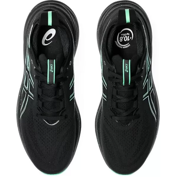 imageASICS Mens GelNimbus 26 Running ShoesBlackSoothing Sea