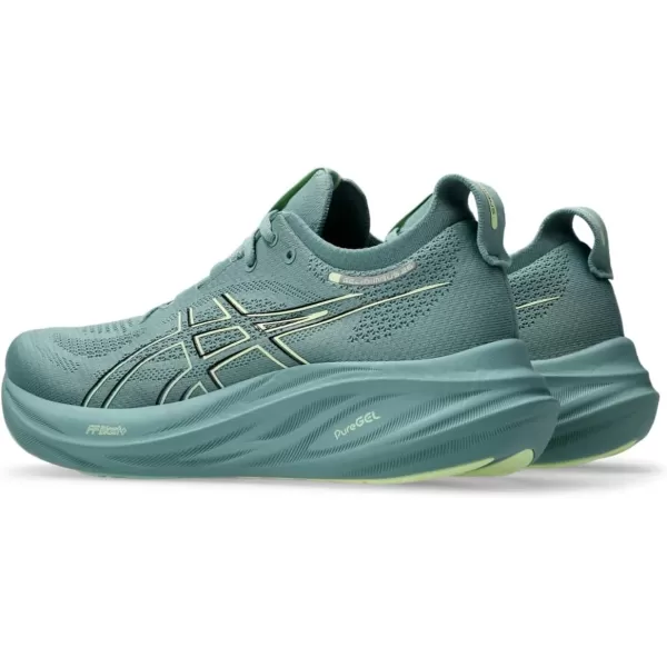 imageASICS Mens GelNimbus 26 Running ShoesCeladonLight Celadon