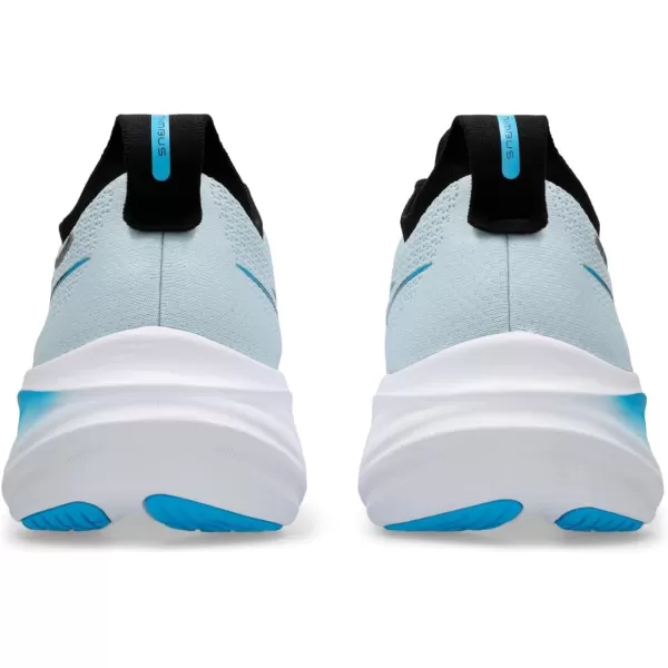 imageASICS Mens GelNimbus 26 Running ShoesCool GreyBright Cyan