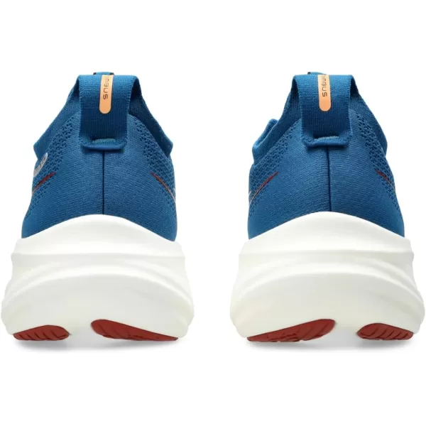 imageASICS Mens GelNimbus 26 Running ShoesRich NavyFaded Orange
