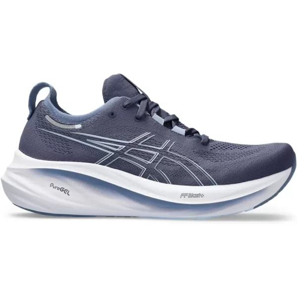 imageASICS Mens GelNimbus 26 Running ShoesThunder BlueDenim Blue