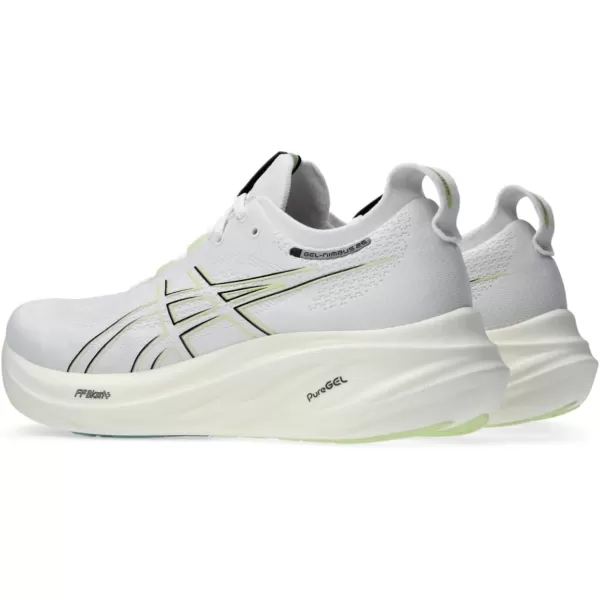 imageASICS Mens GelNimbus 26 Running ShoesWhiteBirch