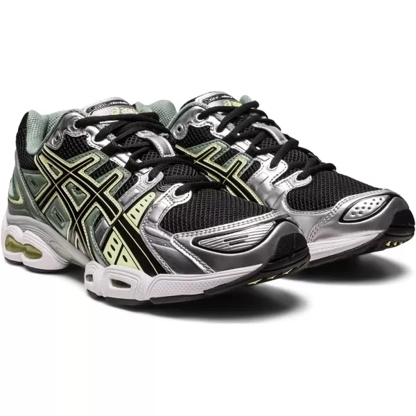 imageASICS Mens GelNimbus 9 Sportstyle ShoesBlackPure Silver