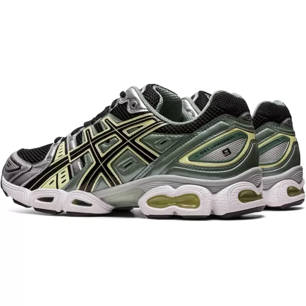 imageASICS Mens GelNimbus 9 Sportstyle ShoesBlackPure Silver