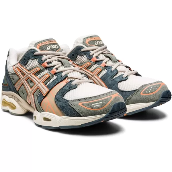 imageASICS Mens GelNimbus 9 Sportstyle ShoesCreamFeather Grey