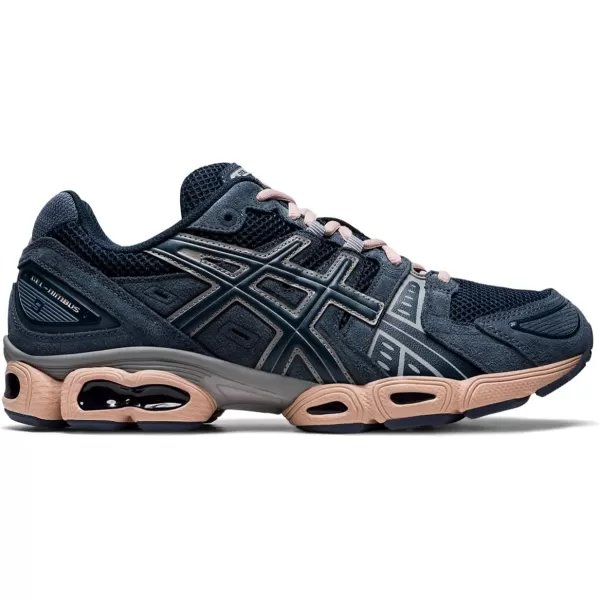 imageASICS Mens GelNimbus 9 Sportstyle ShoesFrench BlueTarmac