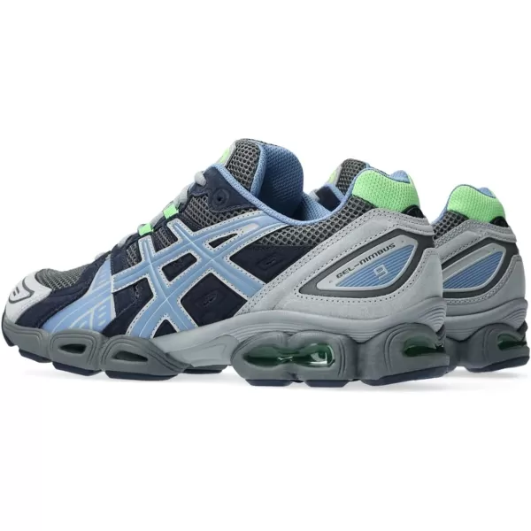 imageASICS Mens GelNimbus 9 Sportstyle ShoesSteel GreyBlue Harmony
