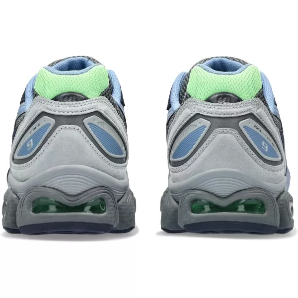 imageASICS Mens GelNimbus 9 Sportstyle ShoesSteel GreyBlue Harmony