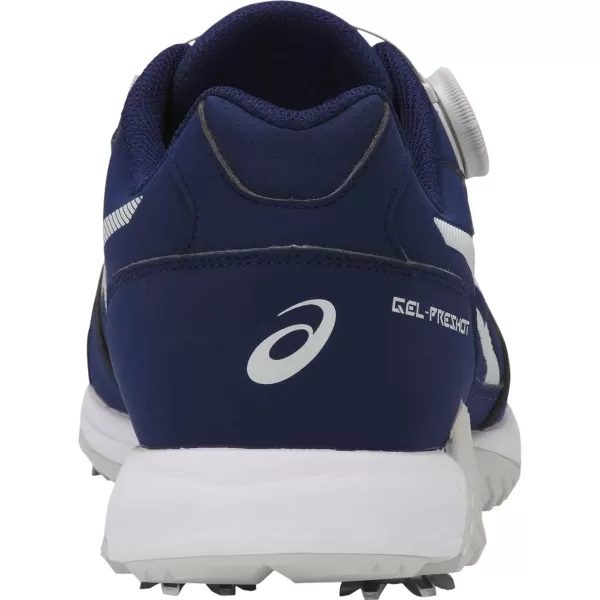 imageASICS Mens GelPreshot Boa Golf ShoesPeacoatGlacier Grey