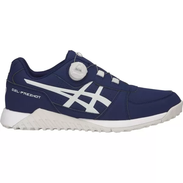 imageASICS Mens GelPreshot Boa Golf ShoesPeacoatGlacier Grey