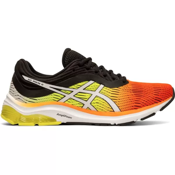 imageASICS Mens GelPulse 11 Running ShoesShocking OrangeBlack