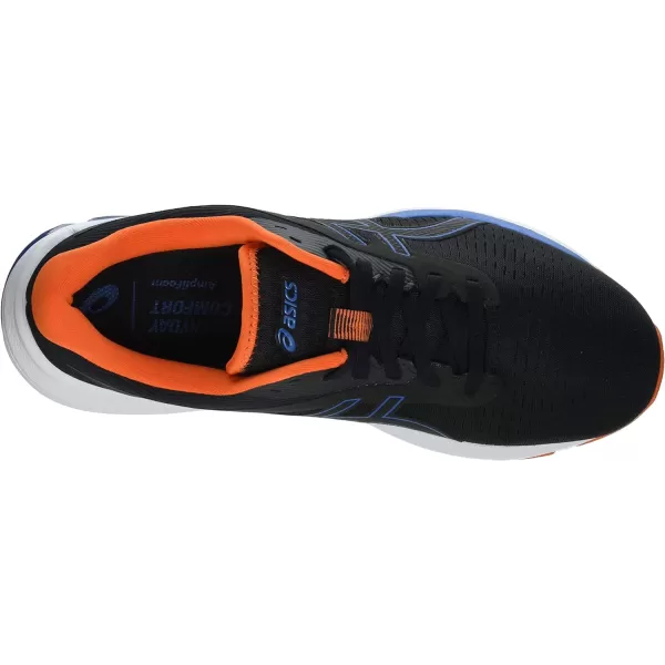 imageASICS Mens GelPulse 12 Running ShoeBlack Reborn Blue
