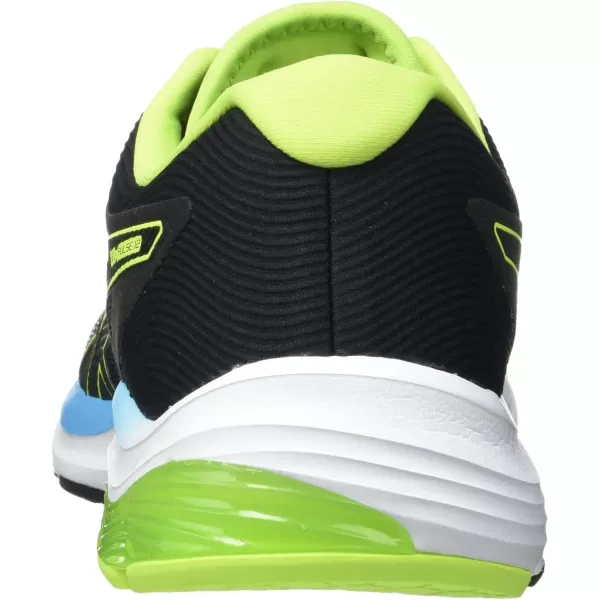 imageASICS Mens GelPulse 12 Running ShoeBlack amp Green
