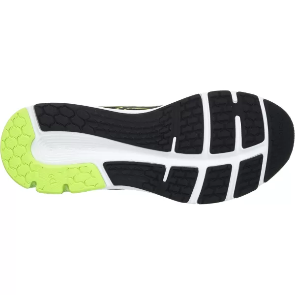 imageASICS Mens GelPulse 12 Running ShoeBlack amp Green