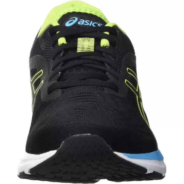 imageASICS Mens GelPulse 12 Running ShoeBlack amp Green