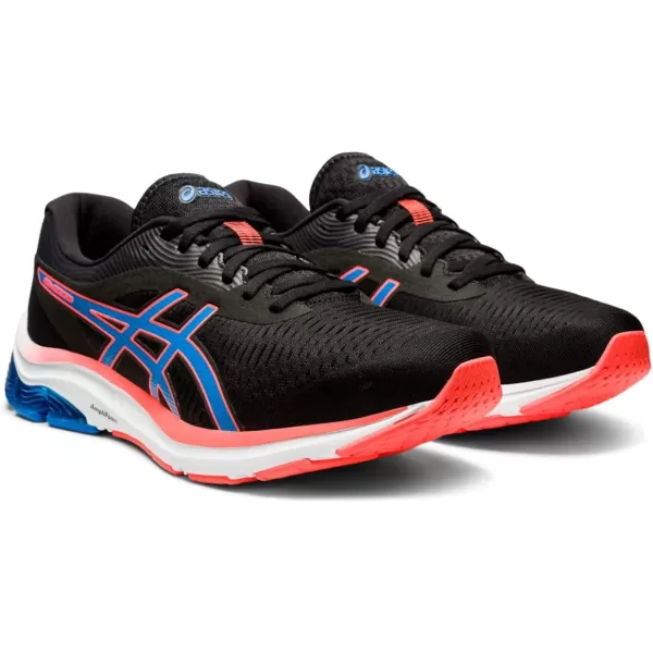 imageASICS Mens GelPulse 12 Running ShoeBlackDirectoire Blue