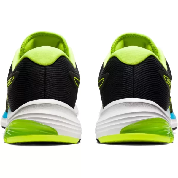 imageASICS Mens GelPulse 12 Running ShoeBlackHazard Green