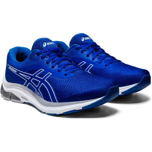 imageASICS Mens GelPulse 12 Running ShoeBluewhite