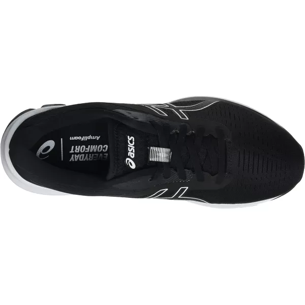imageASICS Mens GelPulse 12 Running ShoeNoirBlanc
