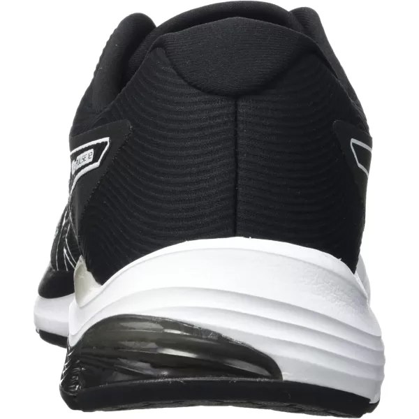 imageASICS Mens GelPulse 12 Running ShoeNoirBlanc