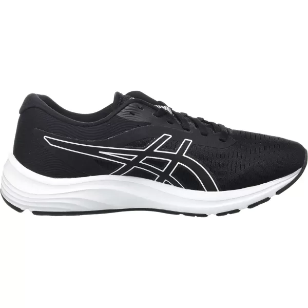 imageASICS Mens GelPulse 12 Running ShoeNoirBlanc