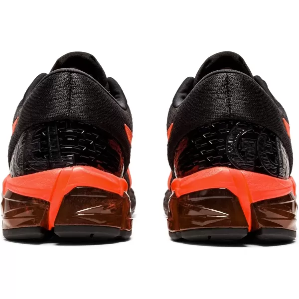 imageASICS Mens GelQuantum 180 5 Running ShoesBlackSunrise Red