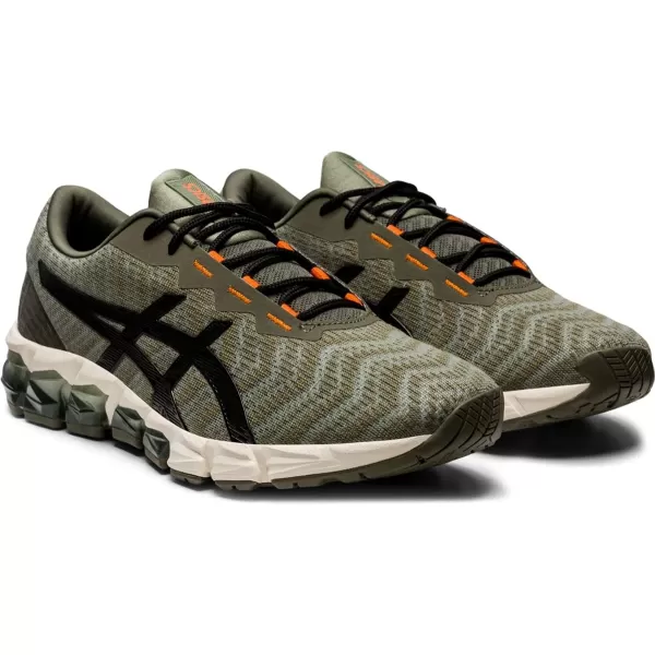 imageASICS Mens GelQuantum 180 5 Running ShoesMantle GreenBlack