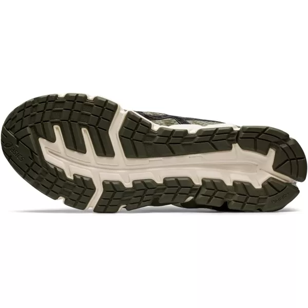 imageASICS Mens GelQuantum 180 5 Running ShoesMantle GreenBlack