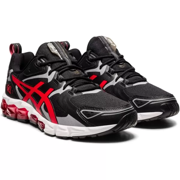 imageASICS Mens GelQuantum 180 6 Sportstyle ShoesBlackClassic Red