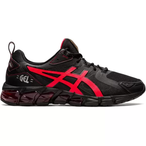imageASICS Mens GelQuantum 180 6 Sportstyle ShoesBlackElectric Red