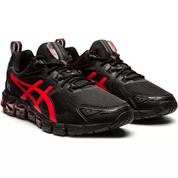 imageASICS Mens GelQuantum 180 6 Sportstyle ShoesBlackElectric Red