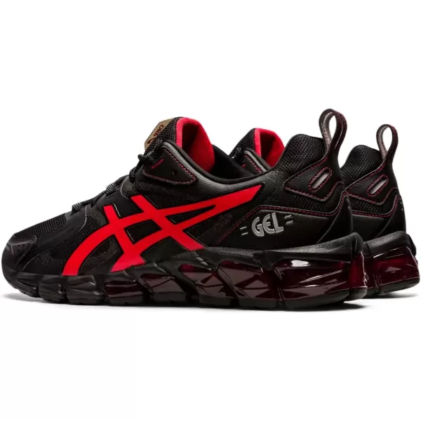 imageASICS Mens GelQuantum 180 6 Sportstyle ShoesBlackElectric Red