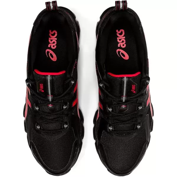 imageASICS Mens GelQuantum 180 6 Sportstyle ShoesBlackElectric Red