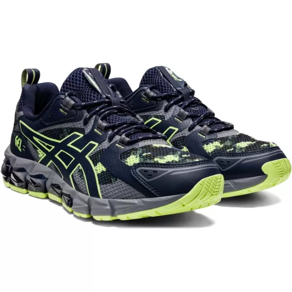 imageASICS Mens GelQuantum 180 Sportstyle ShoesMidnightLime Green
