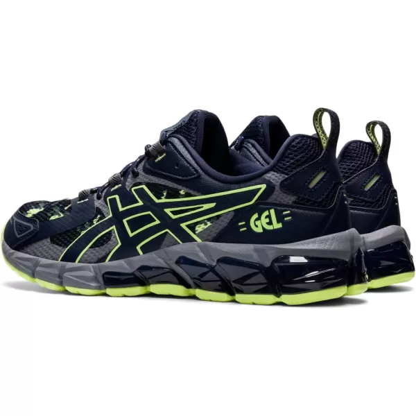 imageASICS Mens GelQuantum 180 Sportstyle ShoesMidnightLime Green