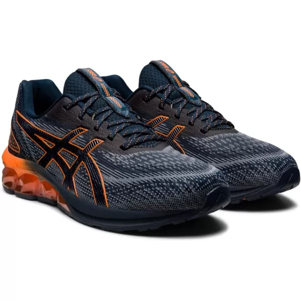 imageASICS Mens GelQuantum 180 VII Sportstyle ShoesFrench BlueLava Orange