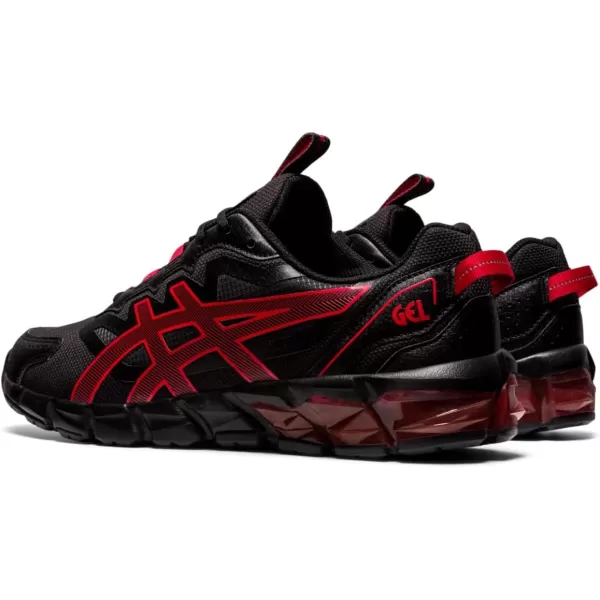imageASICS Mens GelQuantum 90 3 Sportstyle ShoesBlackClassic Red