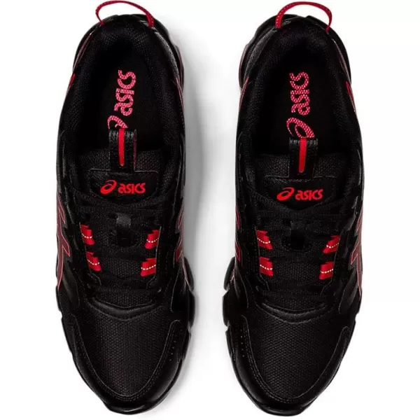 imageASICS Mens GelQuantum 90 3 Sportstyle ShoesBlackClassic Red